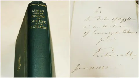 Berwyn Books Book signed by Queen Victoria