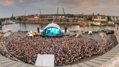 Bristol Sounds concert on Bristol Harbourside