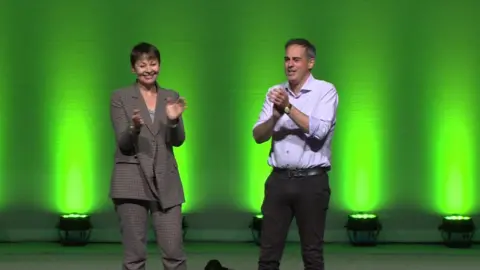 Caroline Lucas and Jonathan Bartley