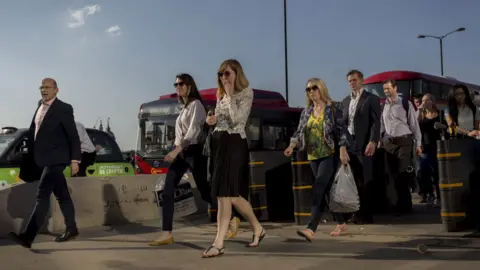 Getty Images Commuters