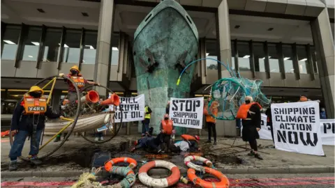 Getty Images protestors