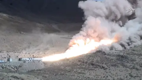 NASA Booster test