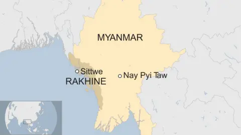 Myanmar Bombs explode in capital of restive Rakhine state