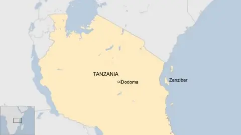 Map of Tanzania and Zanzibar