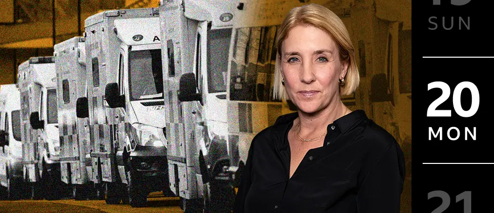 BBC Zoe Conway striking ambulances composite picture