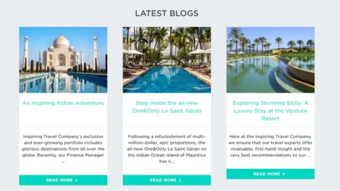 ITC A page from ITC's website