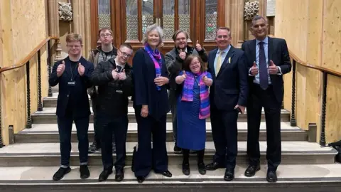 National Down Syndrome Policy Group The group on the day the bill was passed