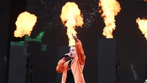 Ardee performing on the Radio 1 Stage