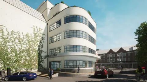 Create Design Ltd. Picture of plans for new Ealing Studios (artist impression)