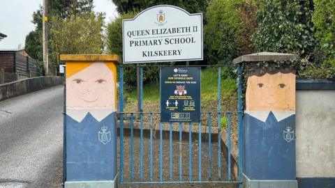 Signage of Queen Elizabeth II Primary School