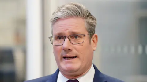 Jonathan Bradley/PA Wire Sir Keir Starmer in Surrey last month