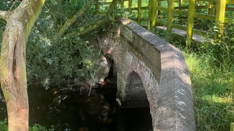 Matt Marvell/BBC Hempyard Bridge in Ixworth