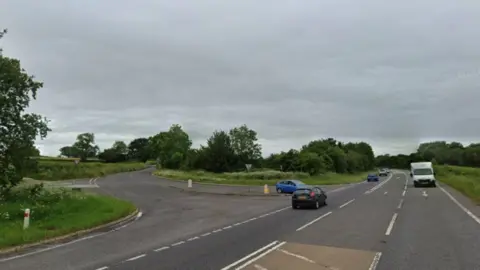 Google Maps Southern Entrance To Ashill From The A358