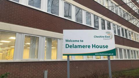 Cheshire East Council's base at Delamere House, Crewe