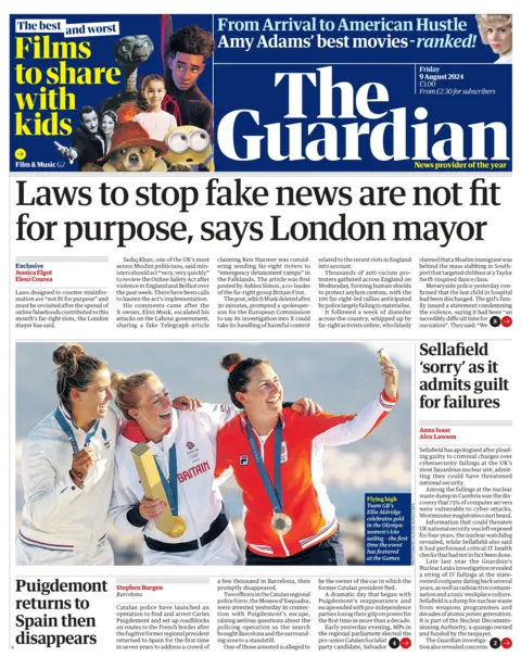 The Guardian: Laws to stop fake news are not fit for purpose, says London mayor