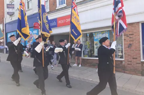 BBC Armed Forces Day parade in Hinckley