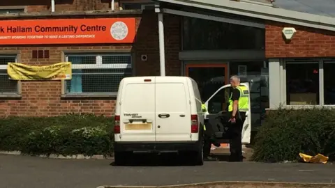 BBC Kirk Hallam van crash