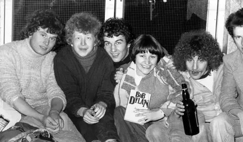 Daily Record/Mirrorpix via Getty Images Fans of singer Bob Dylan