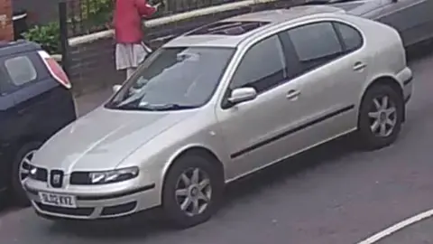 Derbyshire Police Seat Leon with the registration plate SL02 KVZ