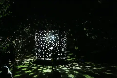 Stellar Projects The Stars Come Out at Night installation