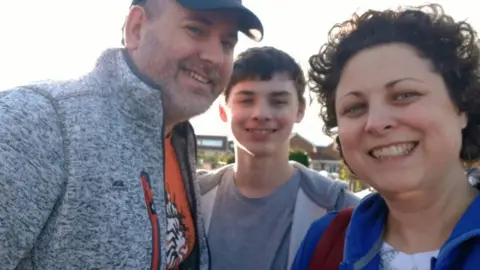 BBC Helen Todd and family