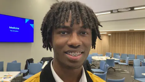 Nadia Gyane/BBC Nathaniel