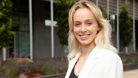 Swindon Welcomes Ukraine Sofiia Volvyk, chair of Swindon Welcomes Ukraine