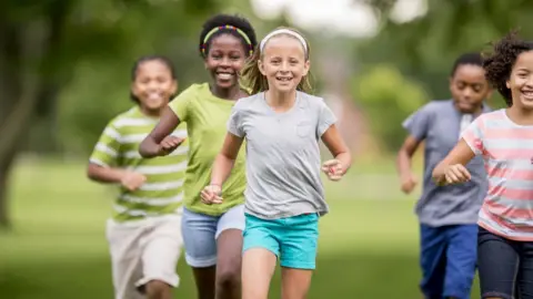 Getty Images kids in park