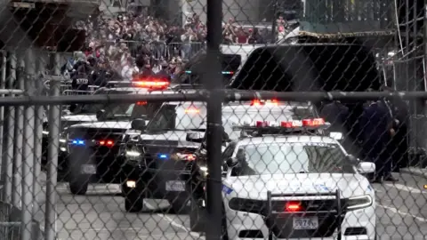 Reuters Trump's motorcade departs