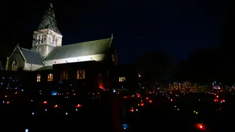 Tom Osborn/H2oz images Light Up the Night at All Saints Church in Clevedon