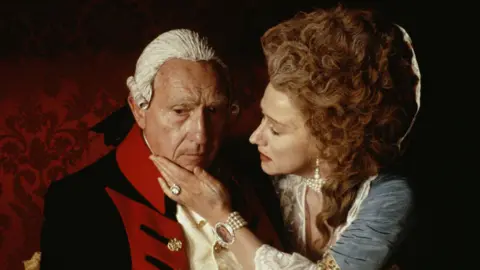 Getty Images Nigel Hawthorne and Helen Mirren in The Madness of King George