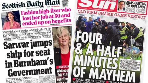 Scottish Daily Mail and the Scottish Sun