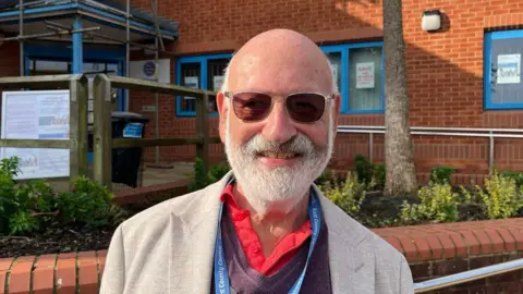 BBC/Phil Harrison Councillor Barry Lewis