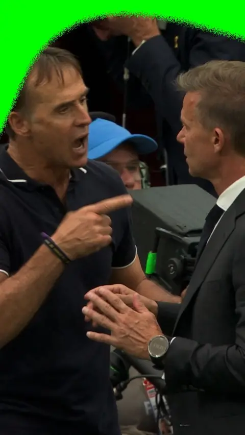 Canada's Jesse Marsch and Qatar's Julen Lopetegui exchange angry words end of match