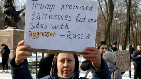 demonstrator in Kyiv