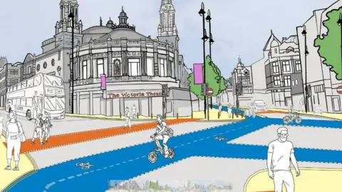 How the town centre will look