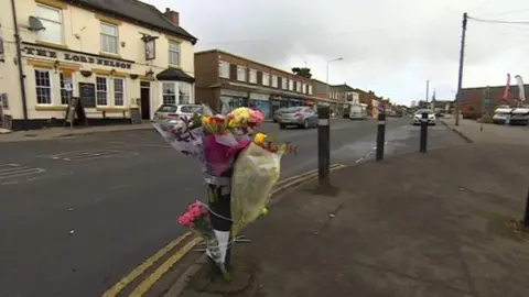 BBC Crash scene in Wood Street