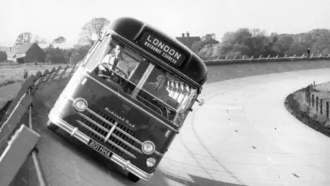 Transport Museum Wythall Archives Midland Red coaches reached speeds of 80mph on the new M1 motorway in 1959, after testing at the MIRA vehicle facility at Nuneaton