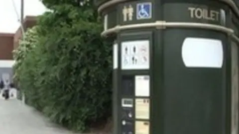 BBC Superloo in Fintona, County Tyrone