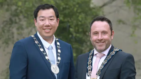 Newry Mourne and Down District Council Pete Byrne and David Lee-Surginor