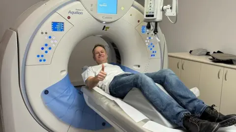 Melanoma Institute Australia Richard Scolyer undergoing an MRI