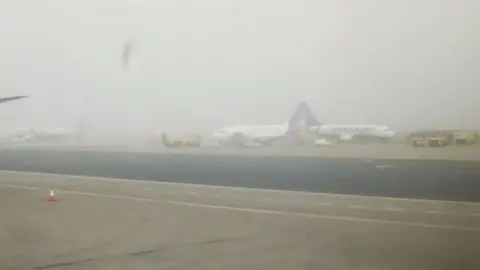 Jason Gwynn Planes on ground at East Midlands Airport