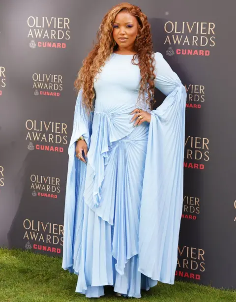 Getty Images Marisha Wallace attending The Olivier Awards at the Royal Albert Hall, London. The annual awards recognise excellence in London theatre. Picture date: Sunday April 12, 2026.