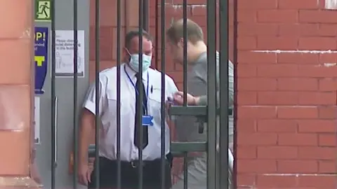 BBC Matthew Selby appeared at Llandudno magistrates court on Wednesday, charged with murder