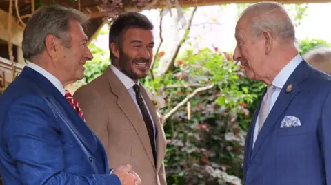 Alan Titchmarsh, Sir David Beckham and the King
