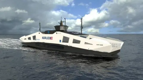 Norled Artist's impression of Norled ferry