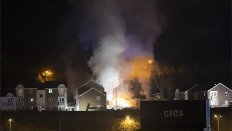 Michael Bewley/MB Infocus Fire scene