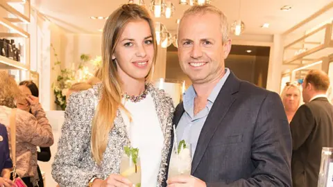 Getty Images Ocado co-founder Tim Steiner with partner Patrycja Pyka