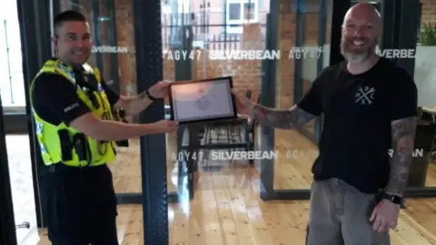 Northumbria Police PC and Damian Hall