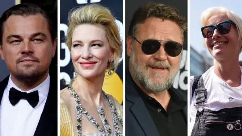 Reuters and Getty Leonardo DiCaprio, Cate Blanchett, Russell Crowe and Emma Thompson have all spoken out about climate change